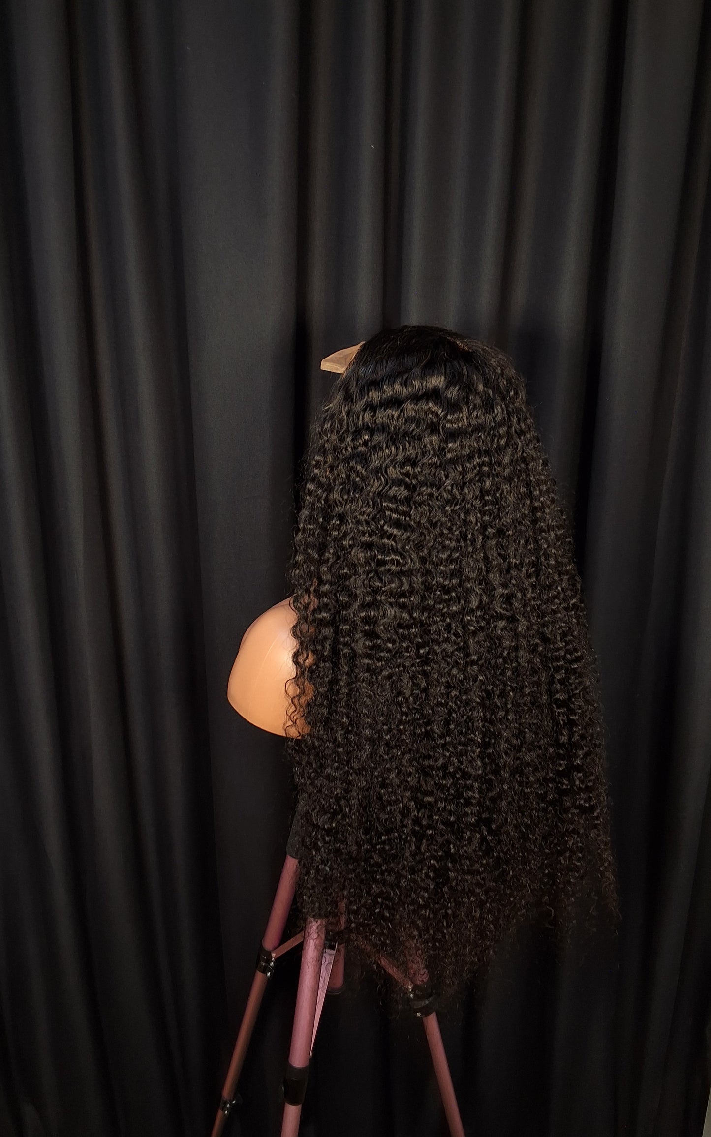 30" SDD pixie curls, natural colour, 5x5 glueless closure wig.