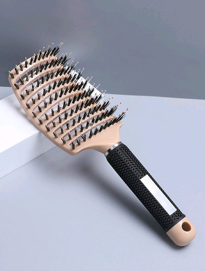 bristled wide-tooth Detangler Hair Brush