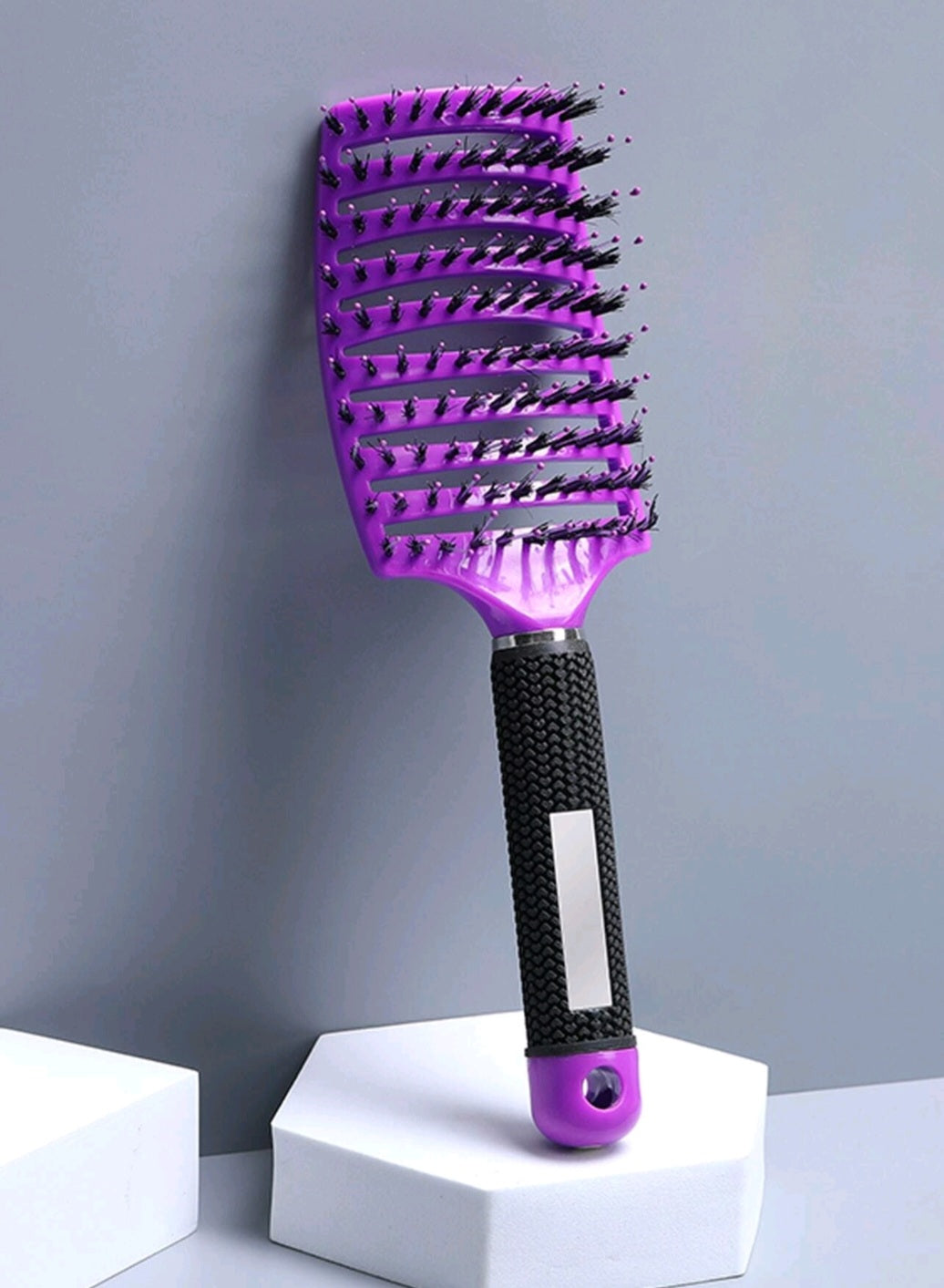 bristled wide-tooth Detangler Hair Brush