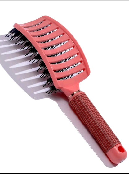 bristled wide-tooth Detangler Hair Brush