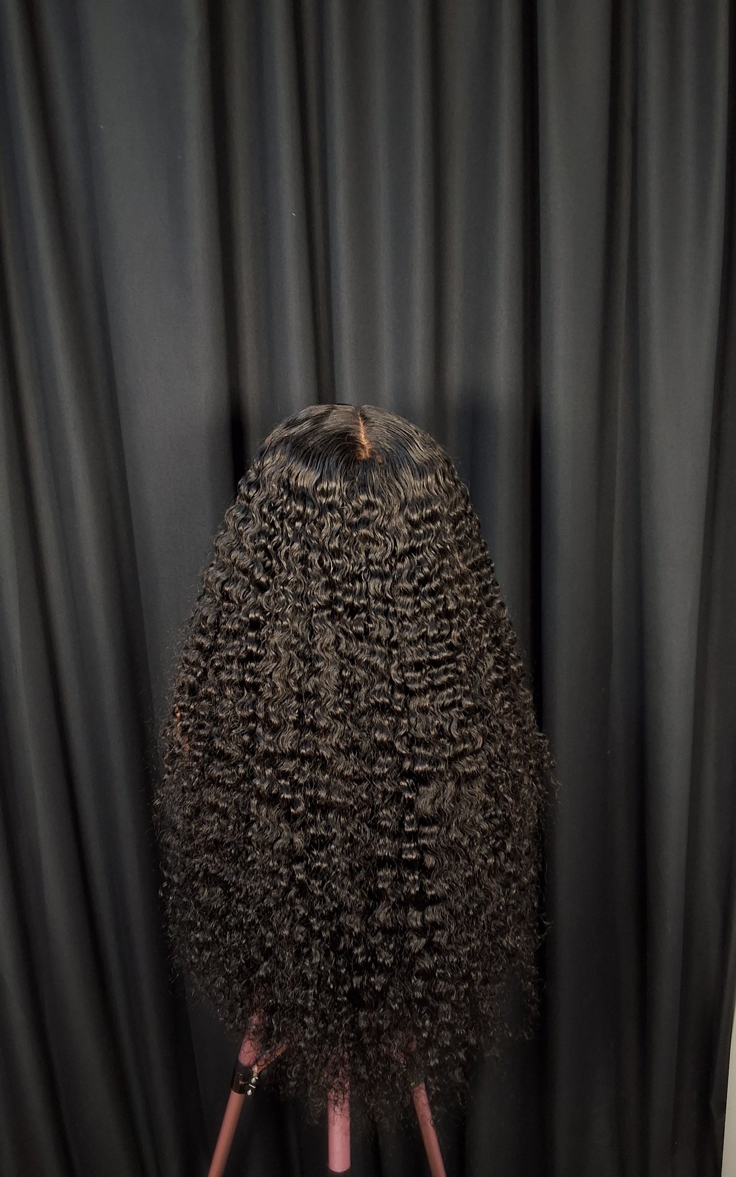 28" SDD pixie curls, natural colour, 5x5 glueless closure wig.