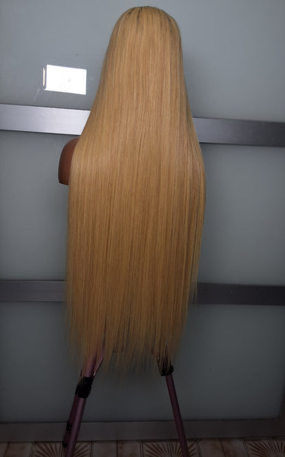 SDD BLONDE VIETNAM BONESTRAIGHT, 30 INCHES. 5by5 glueless closure