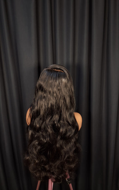 28" SDD BOUNCE. 5by5 glueless closure wig