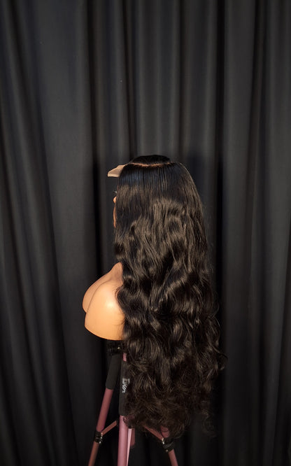 28" SDD BOUNCE. 5by5 glueless closure wig