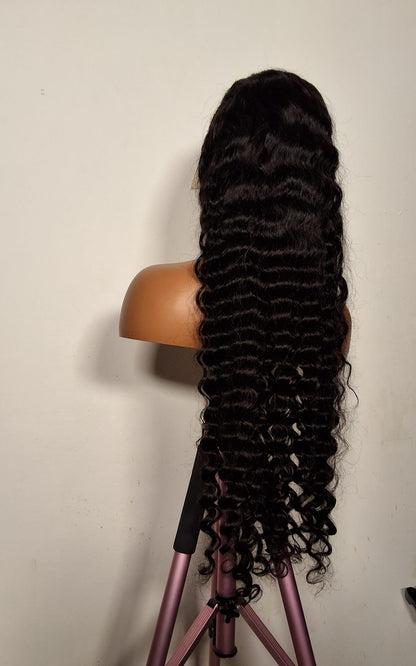 36 inches Sdd deep wave . Full frontal, natural colour
