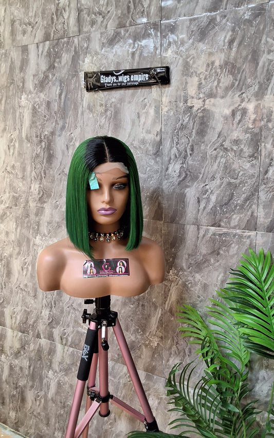 10" SDD Vietnam bonestraight,paired with 2by4 closure 230g ( green)