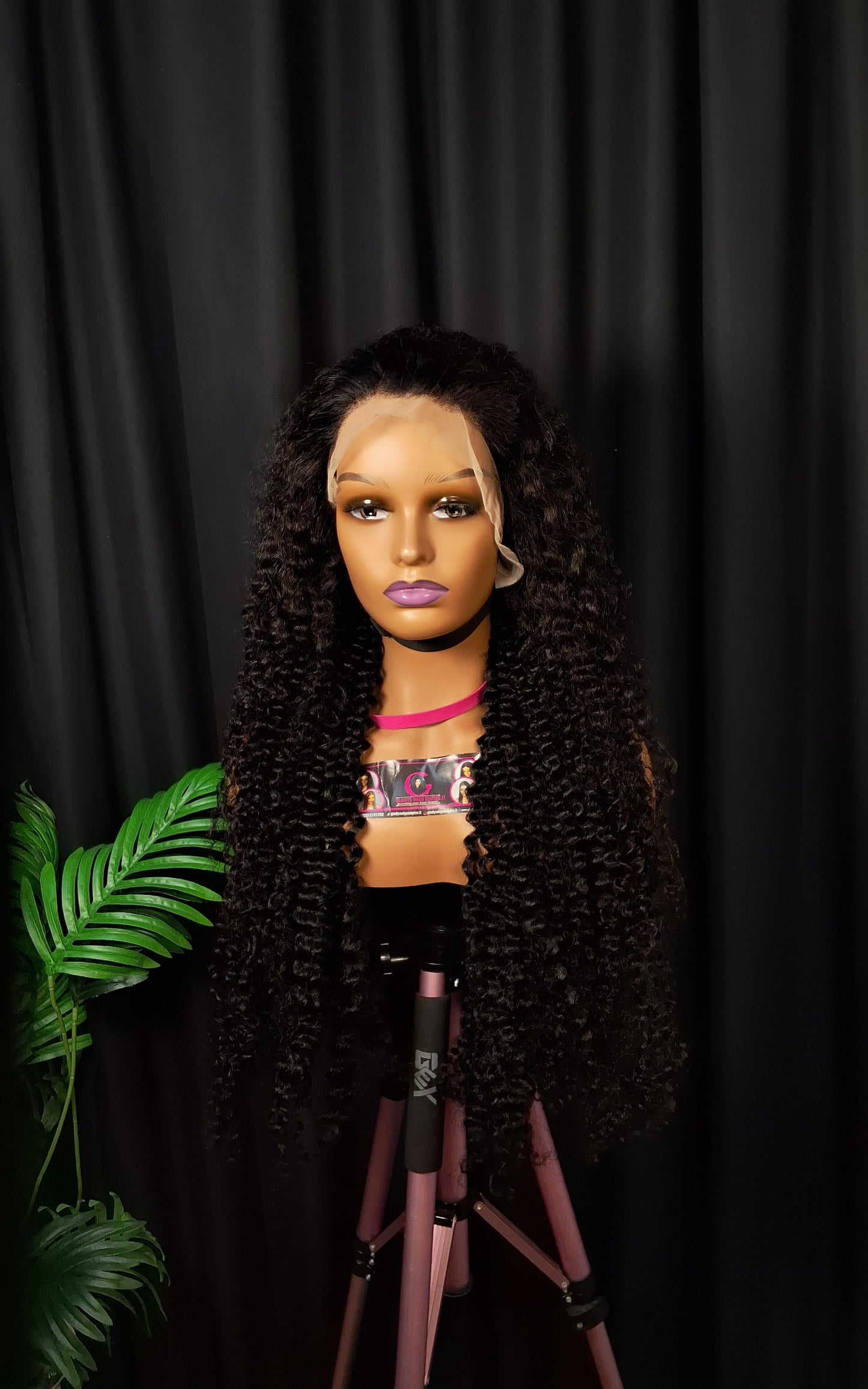 32 inches  water curls, 13x4 frontal, natural colour