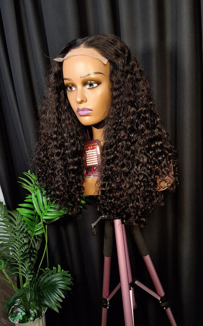 Sdd sassy curls,  20" 5by5 glueless closure wig