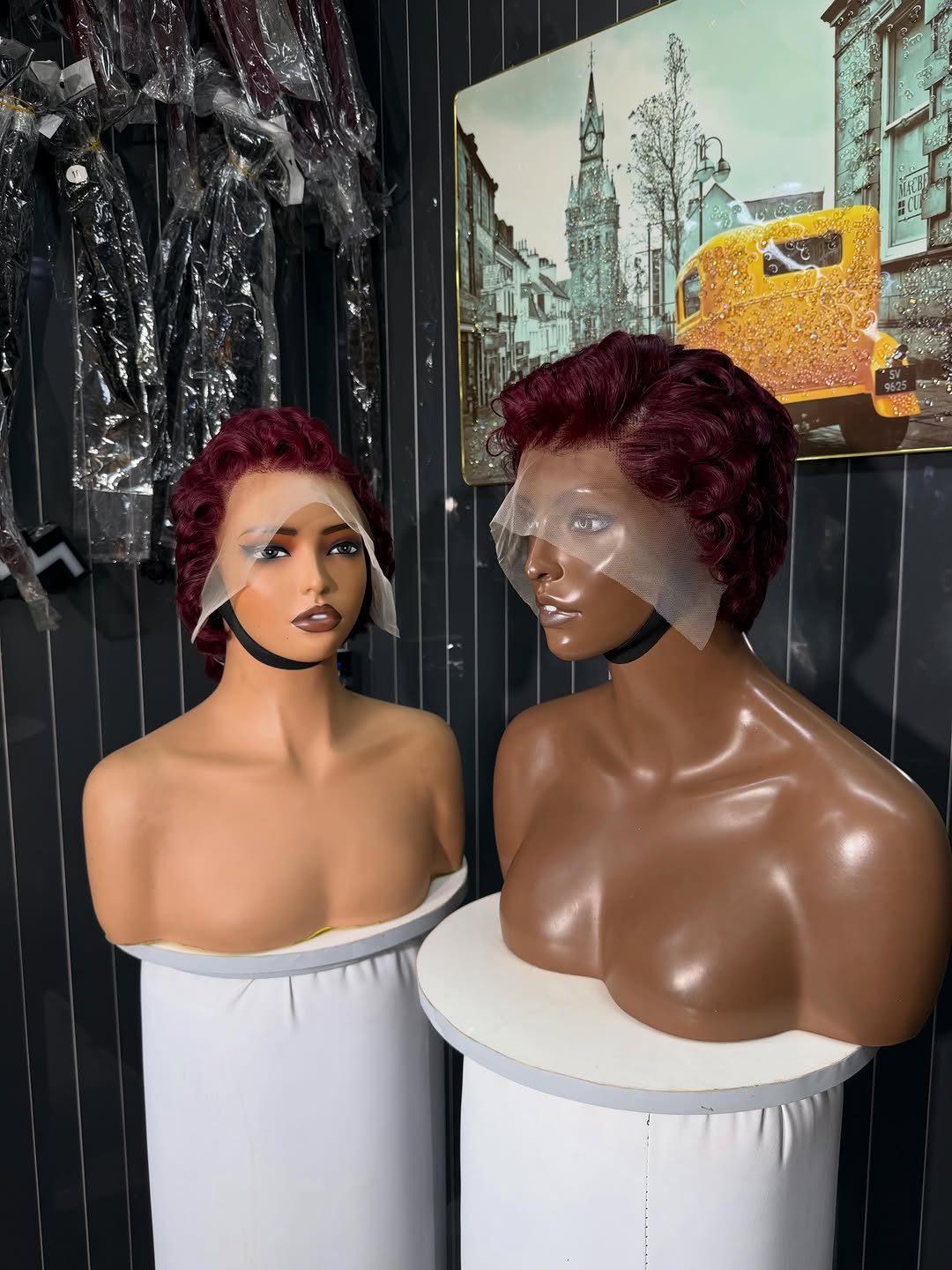 SDD FRONTAL CHIOMA WIG IN BURGUNDY