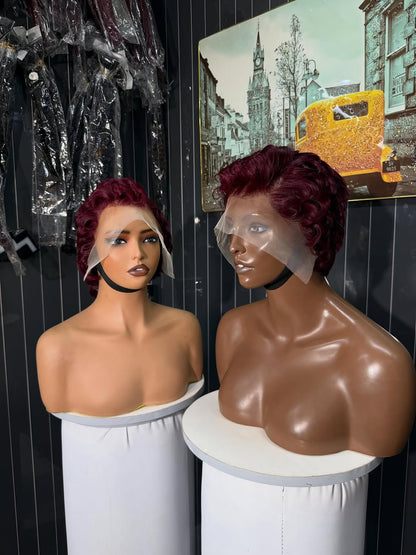 SDD FRONTAL CHIOMA WIG IN BURGUNDY