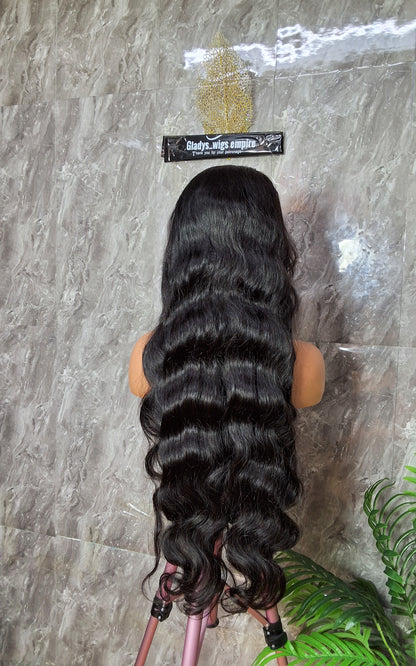 sdd body wave.  34 inches.paired with 5x5 closure. Natural colour