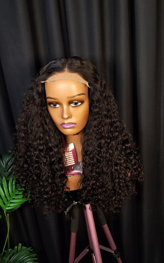 Sdd sassy curls,  20" 5by5 glueless closure wig