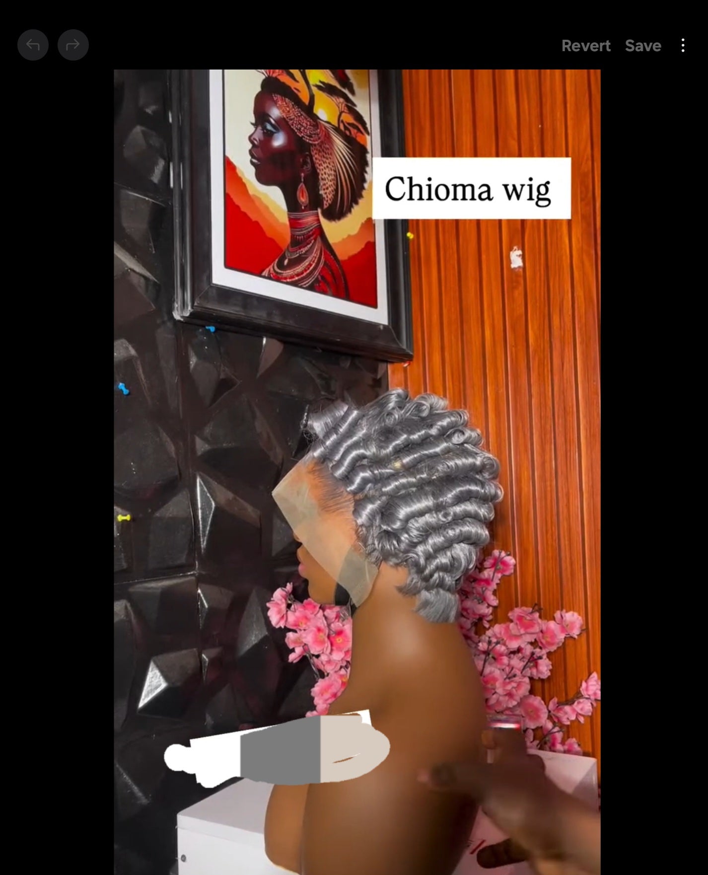 SDD FRONTAL CHIOMA WIG IN GREY