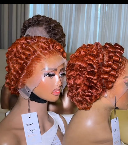 SDD FRONTAL CHIOMA WIG IN ORANGE