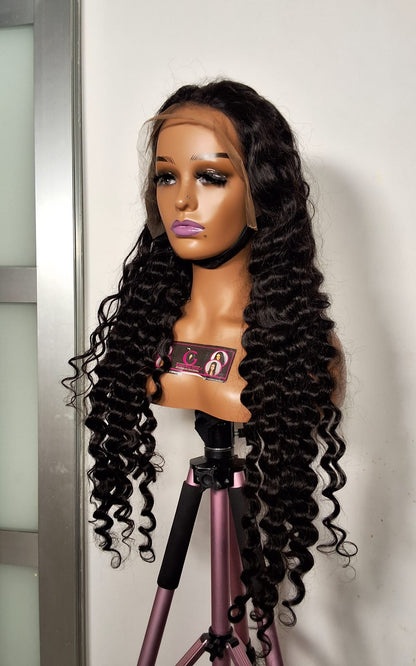 36 inches Sdd deep wave . Full frontal, natural colour