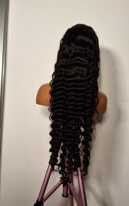 36 inches Sdd deep wave . Full frontal, natural colour