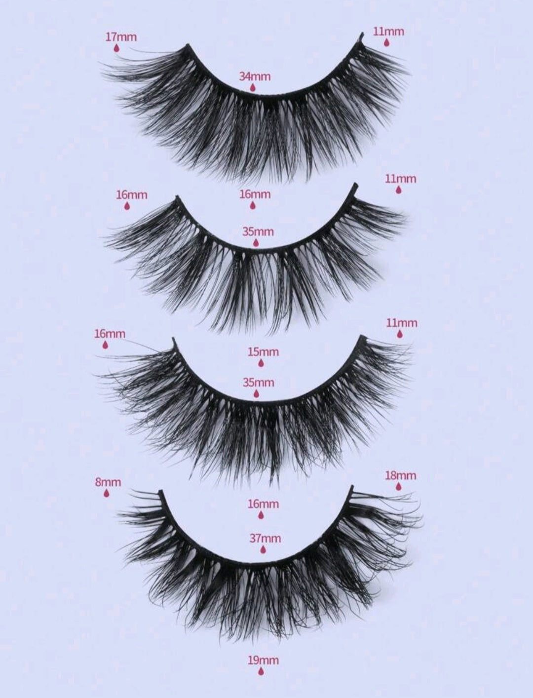 eyelashes fluffy, for everyday use