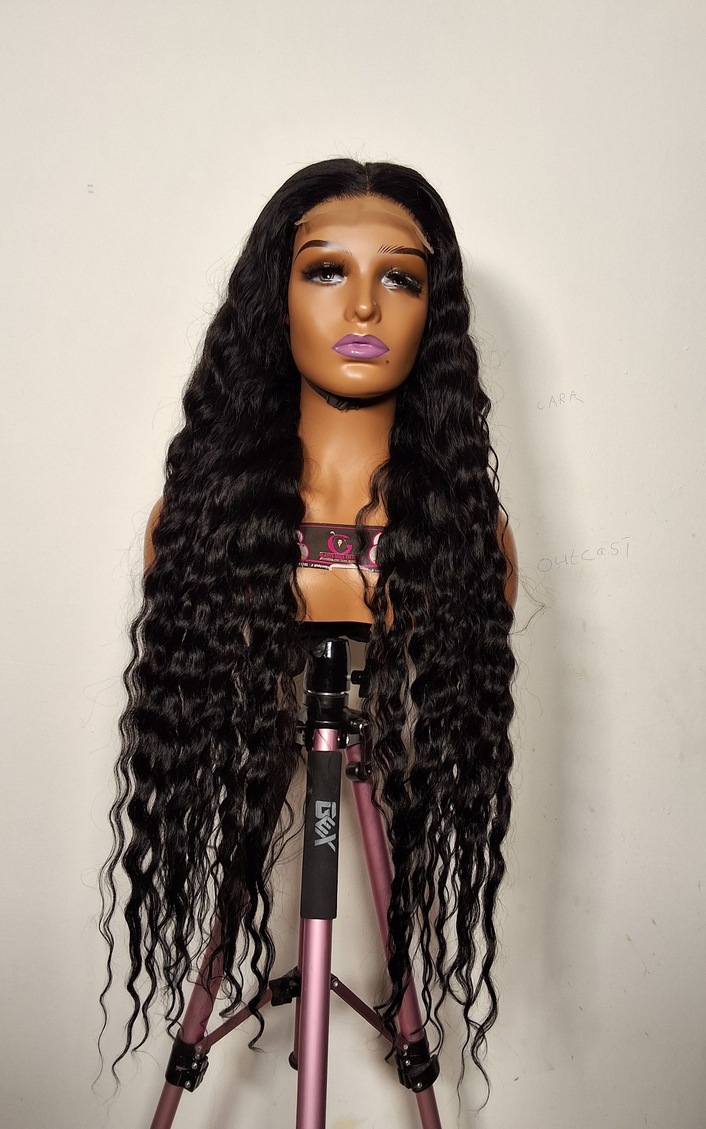 34 inches Sdd deep wave.5by5 closure, natural colour