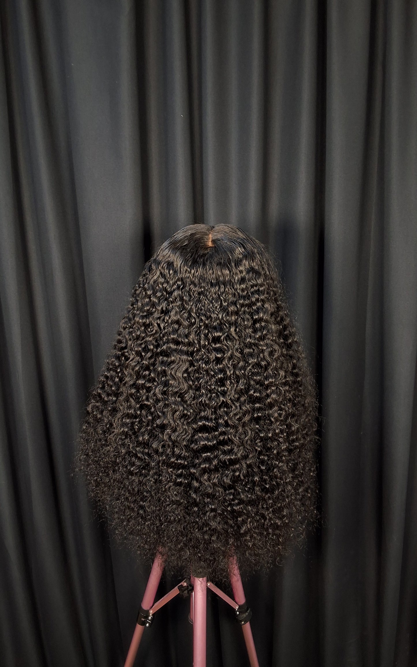 22" SDD pixie curls, natural colour, 5x5 glueless closure wig.
