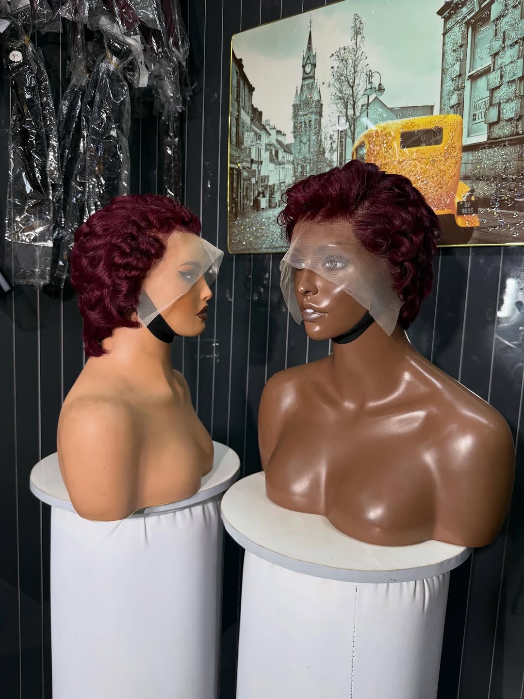 SDD FRONTAL CHIOMA WIG IN BURGUNDY