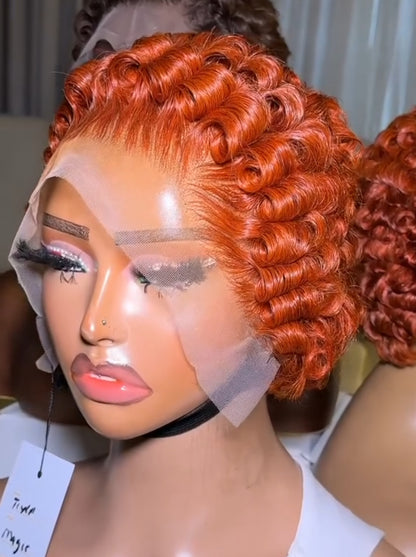 SDD FRONTAL CHIOMA WIG IN ORANGE